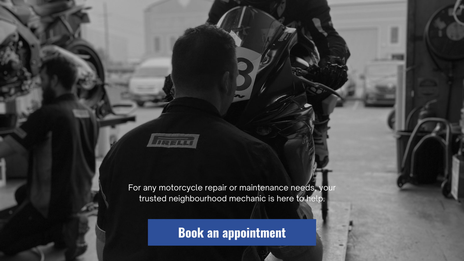 For any motorcycle repair or maintenance needs, your trusted neighbourhood mechanic is here to help.