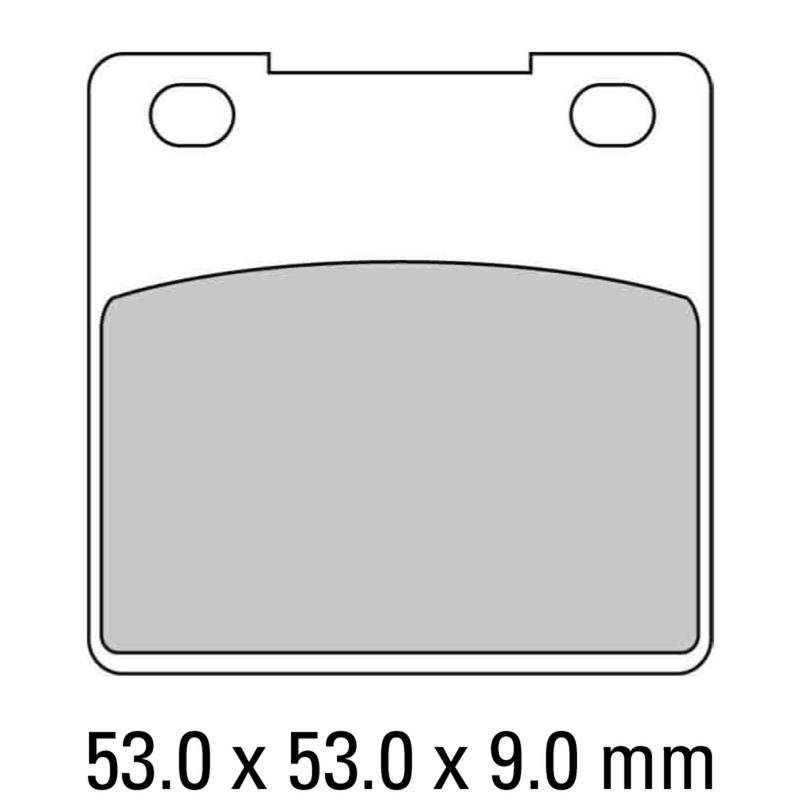 FERODO Disc  Pad Set, Sintered - FDB338 in Sinter Grip  ST  