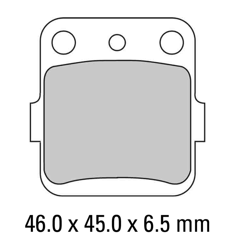 FERODO Brake Disc Pad Set - FDB661 P Platinum Compound - Non Sinter for Road or Competition