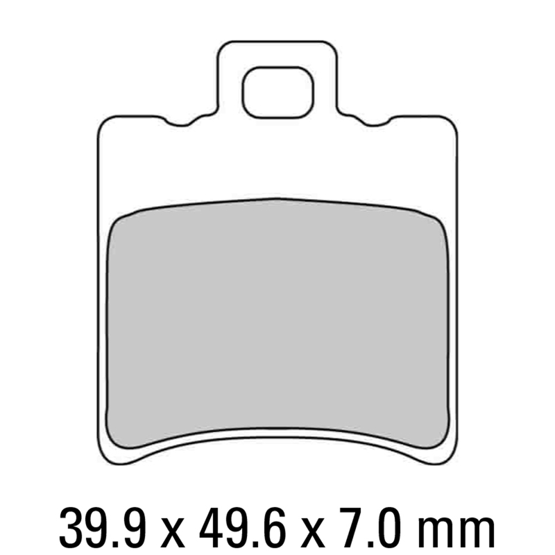 FERODO Brake Disc Pad Set - FDB680 ST