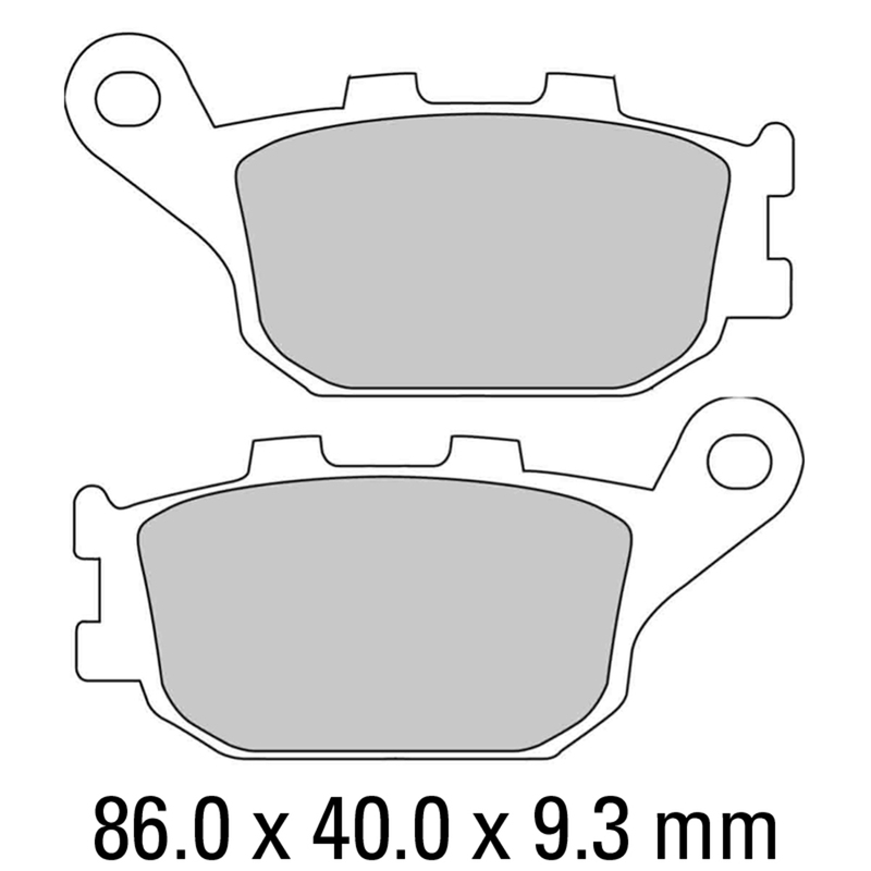FERODO Brake Disc Pad Set - FDB754 ST