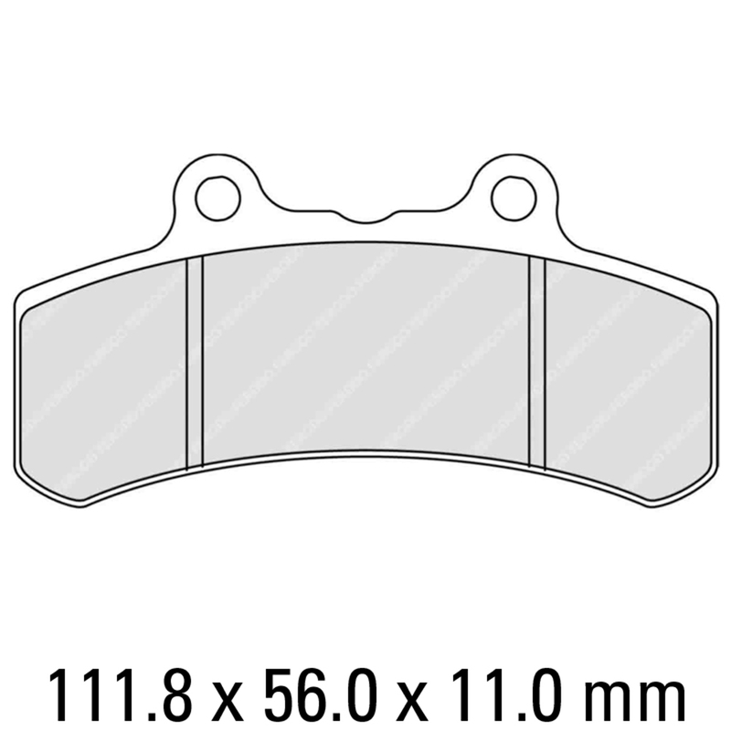 FERODO Brake Disc Pad Set - FDB847 P Platinum Compound - Non Sinter for Road or Competition