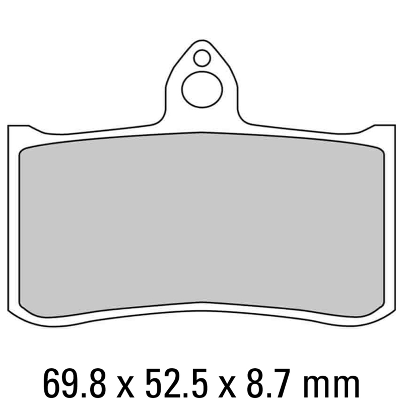 FERODO Brake Disc Pad Set - FDB858 ST