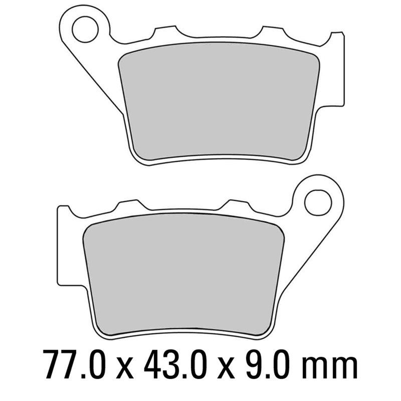 FERODO Brake Disc Pad Set - FDB2005 SG Sinter Grip SG Compound - Road, Off-Road or Competition