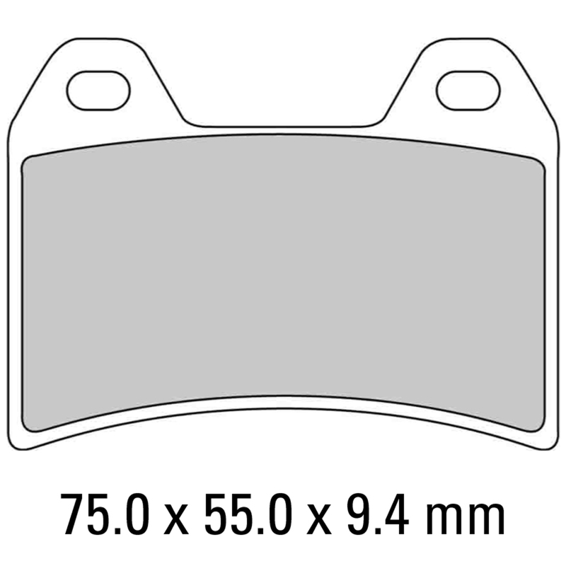 FERODO Brake Disc Pad Set - FDB2042 ST