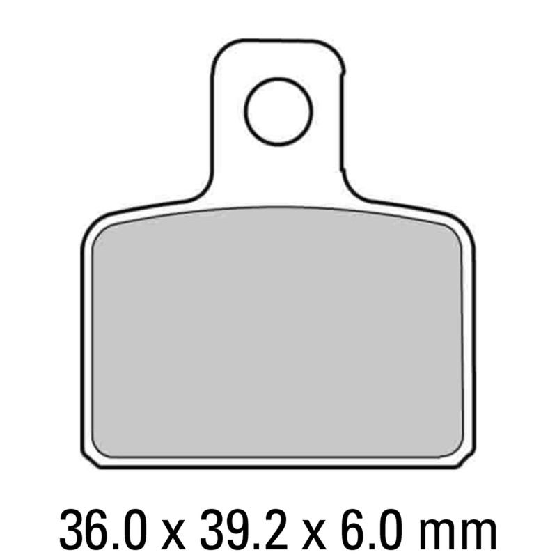 FERODO Brake Disc Pad Set - FDB2127 SG Sinter Grip SG Compound - Road, Off-Road or Competition
