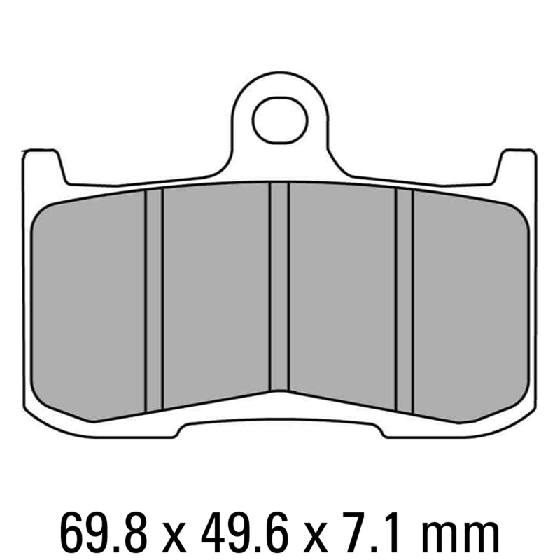 FERODO Brake Disc Pad Set - FDB2158 ST