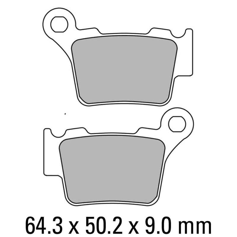 FERODO Brake Disc Pad Set - FDB2165 SG Sinter Grip SG Compound - Road, Off-Road or Competition