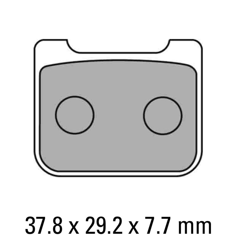 FERODO Brake Disc Pad Set - FDB2171 P Platinum Compound - Non Sinter for Road or Competition