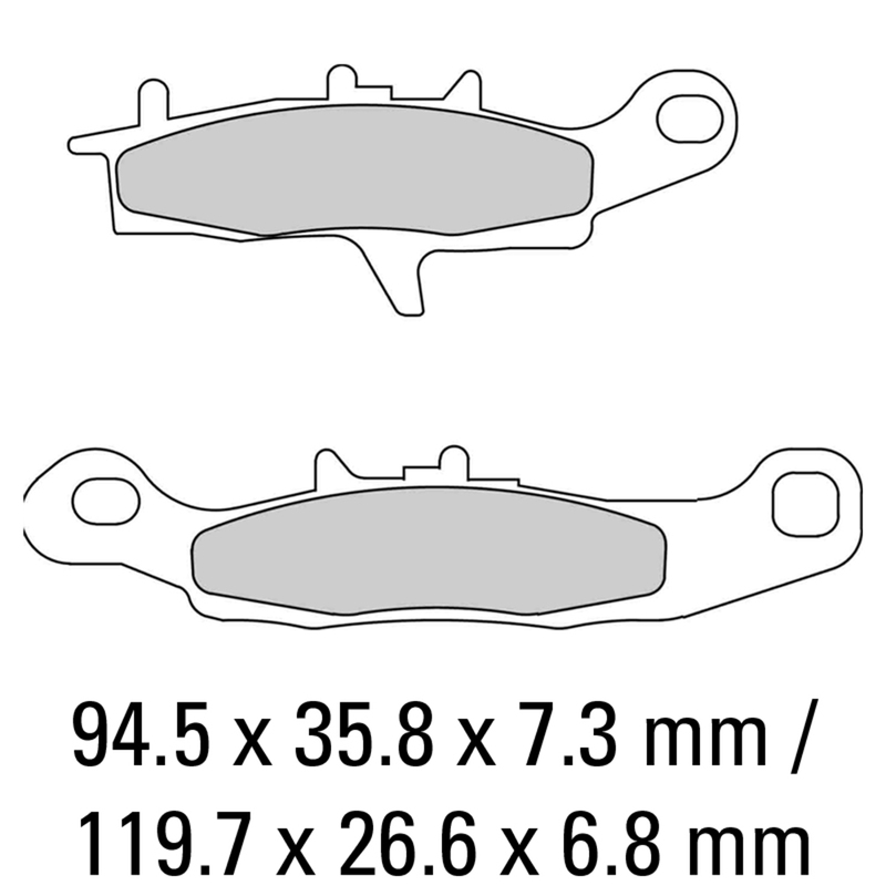 FERODO Brake Disc Pad Set - FDB2188 SG <br>Sinter Grip SG Compound - Road, Off-Road or Competition