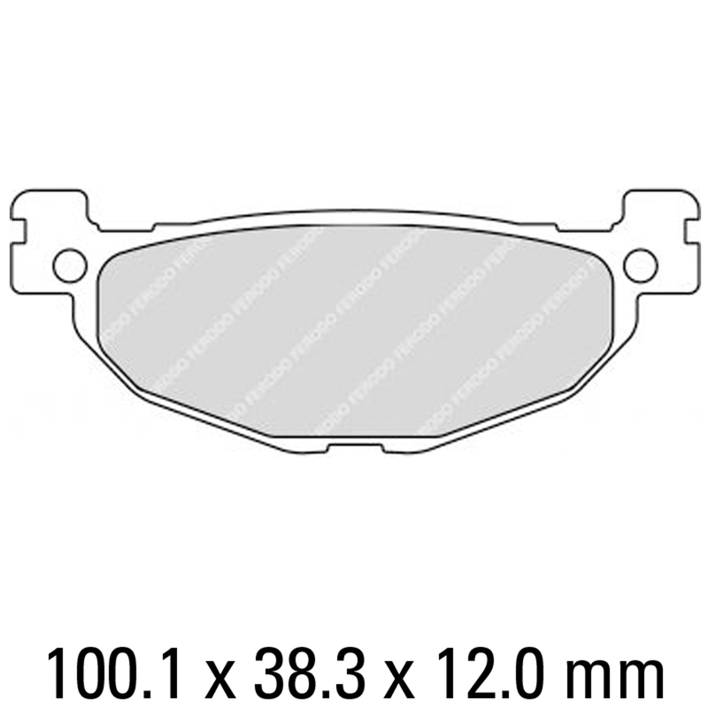 FERODO Brake Disc Pad Set - FDB2200 P Platinum Compound - Non Sinter for Road or Competition