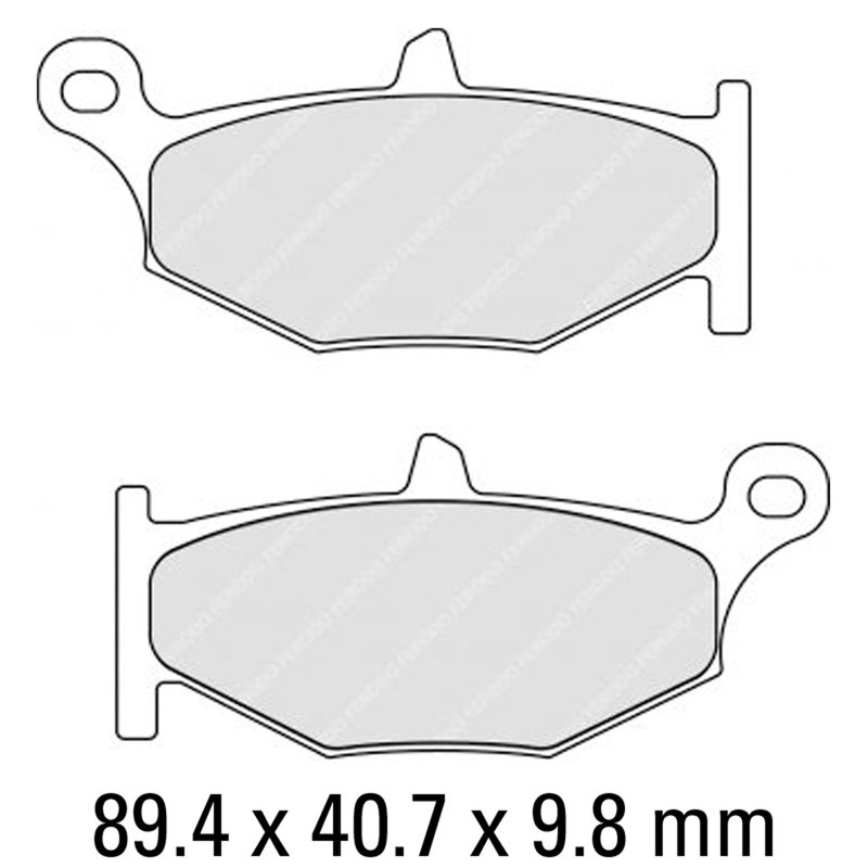 FERODO Brake Disc Pad Set - FDB2213 P Platinum Compound - Non Sinter for Road or Competition