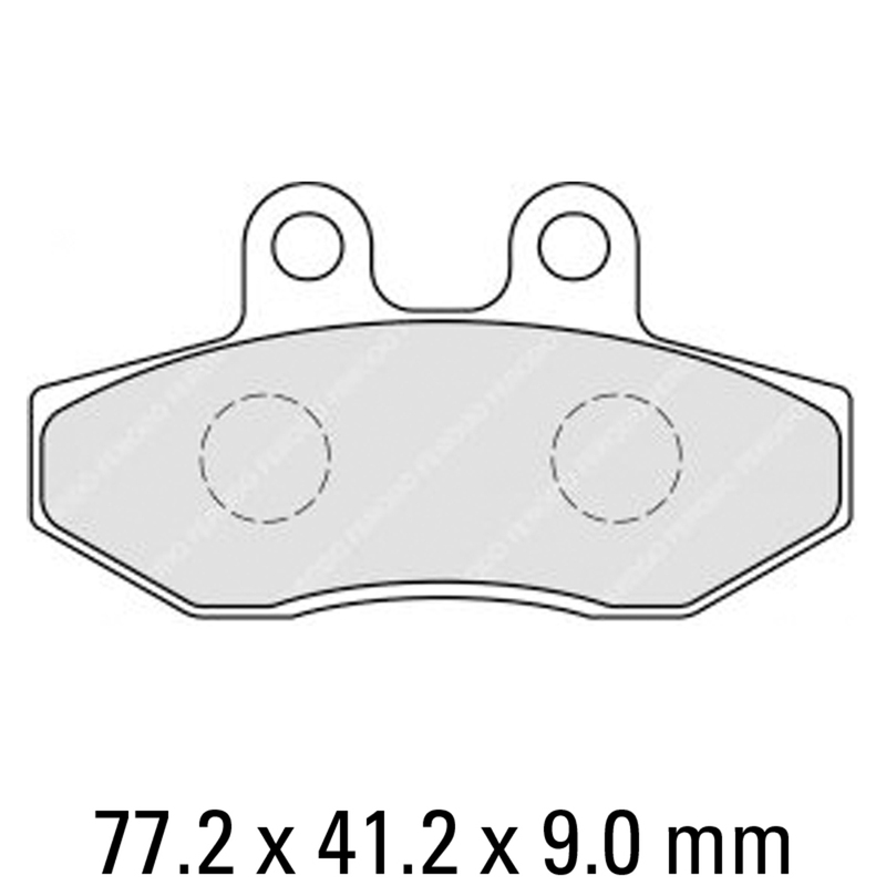 FERODO Brake Disc Pad Set - FDB2224 P Platinum Compound - Non Sinter for Road or Competition