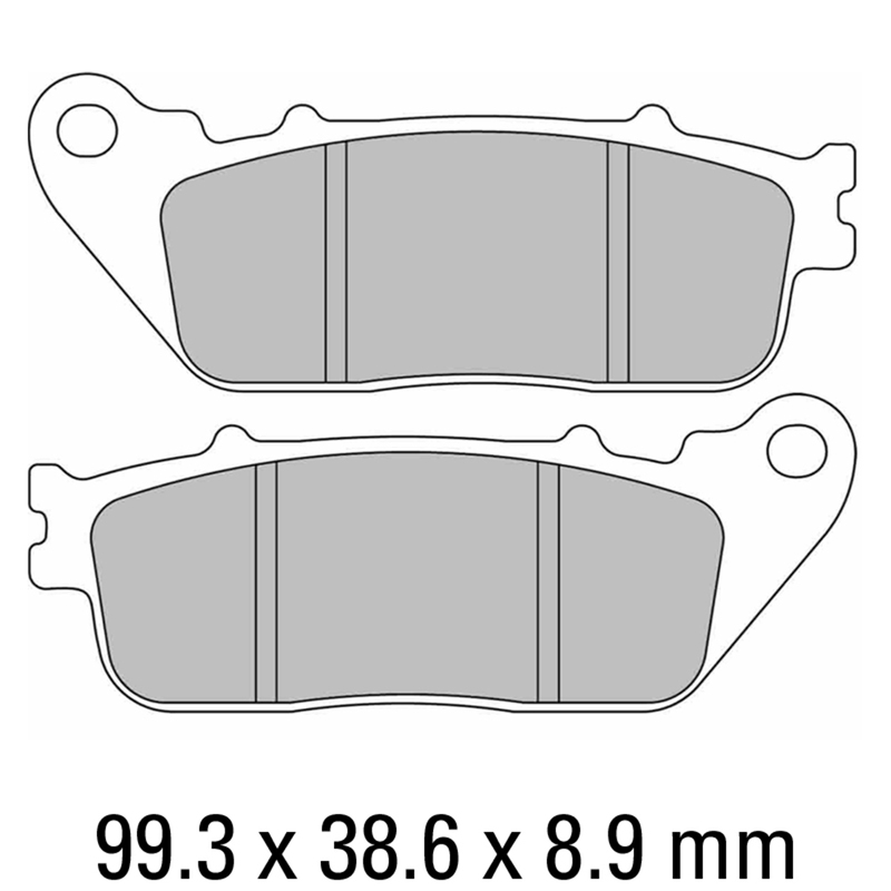 FERODO Brake Disc Pad Set - FDB2253 ST