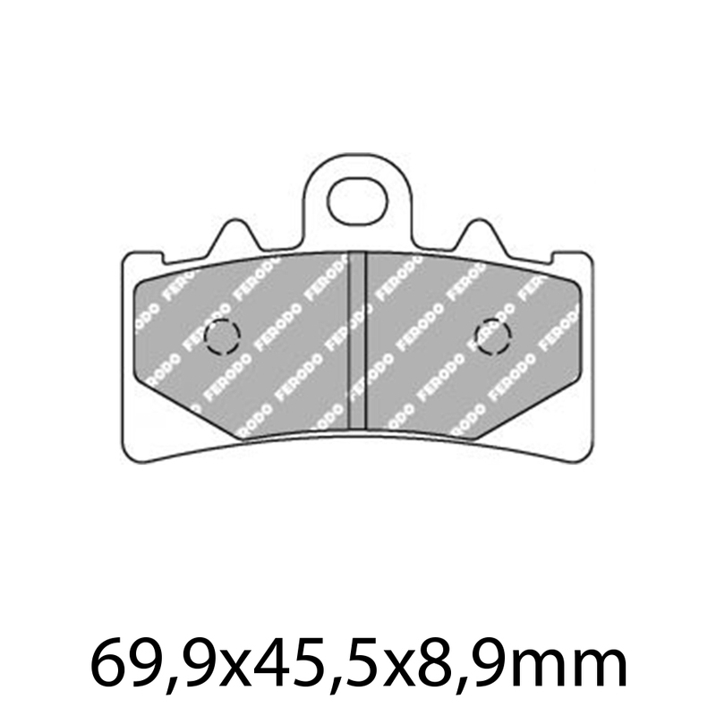 FERODO Brake Disc Pad Set - FDB2266 ST