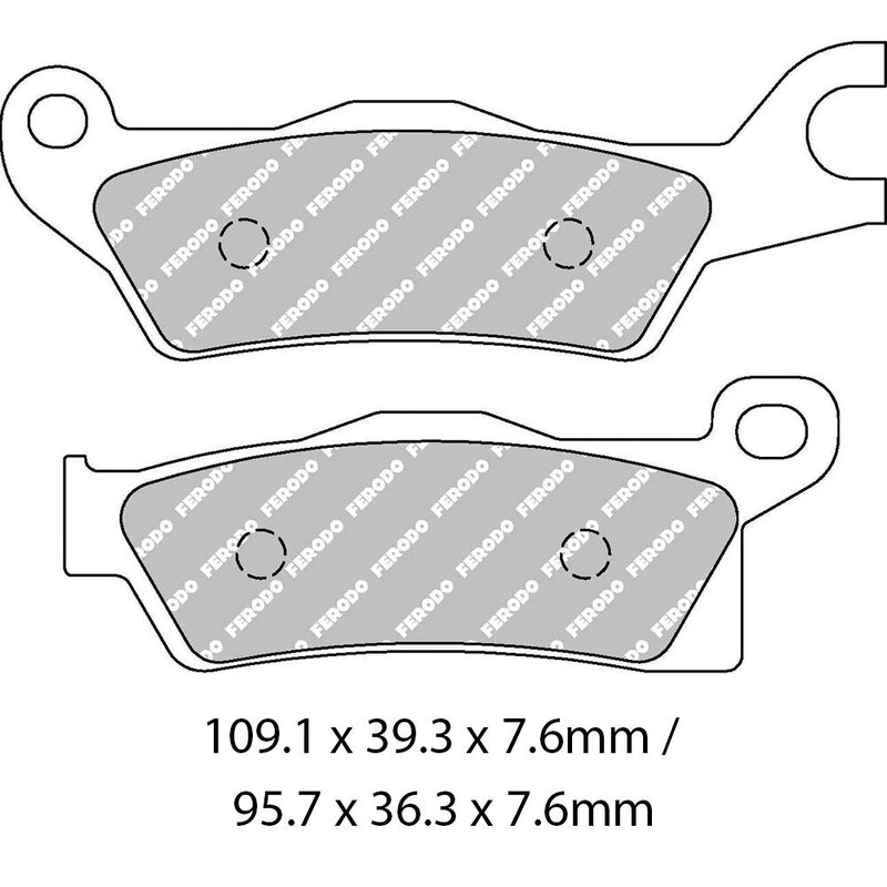 FERODO Brake Disc Pad Set - FDB2274 SG Sinter Grip SG Compound - Road, Off-Road or Competition