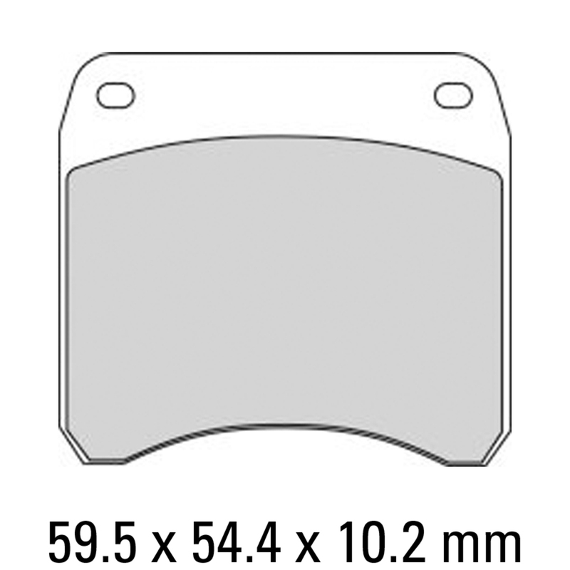 FERODO Brake Disc Pad Set - FRP213 P Platinum Compound - Non Sinter for Road or Competition