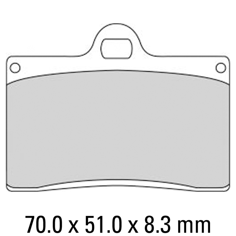 FERODO Brake Disc Pad Set - FRP408 ST