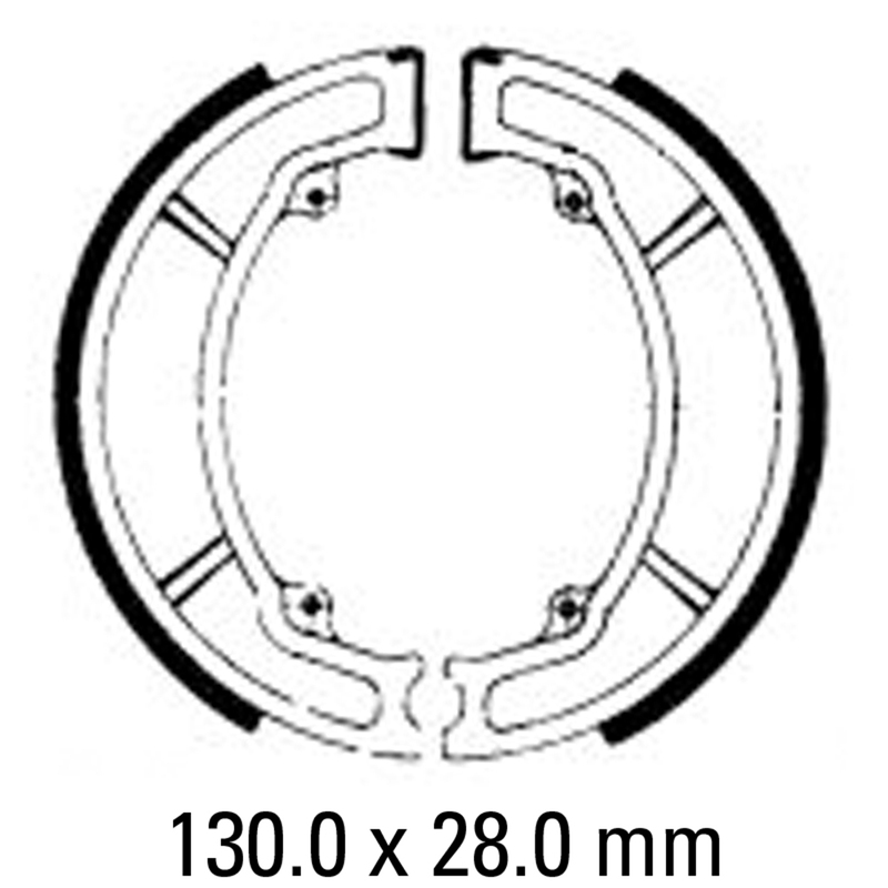 FERODO ECO  Brake Shoe Set - FSB733 EF