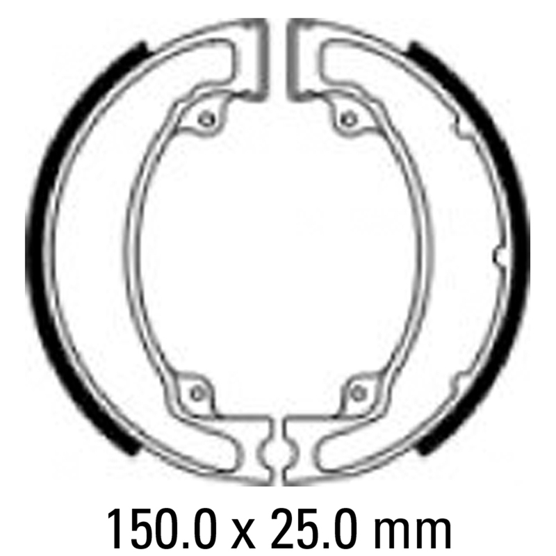 FERODO Brake Shoe Set - FSB750