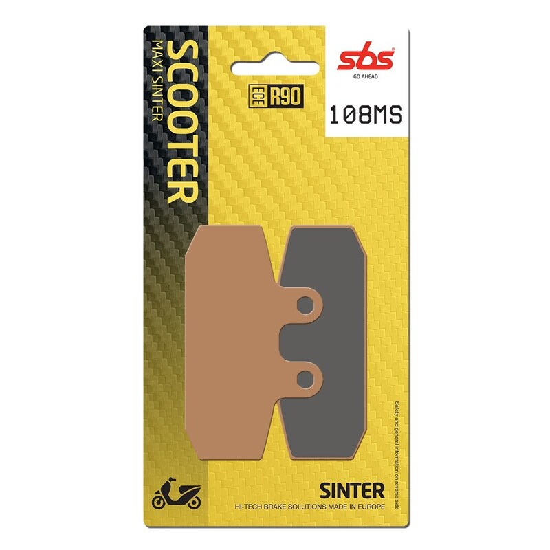 SBS SINTERED BRAKE PADS MAXI SCOOTER (SBS 588)