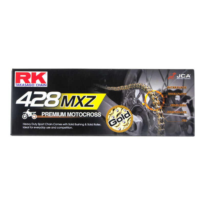 RK CHAIN 428MXZ - 126 LINK - GOLD