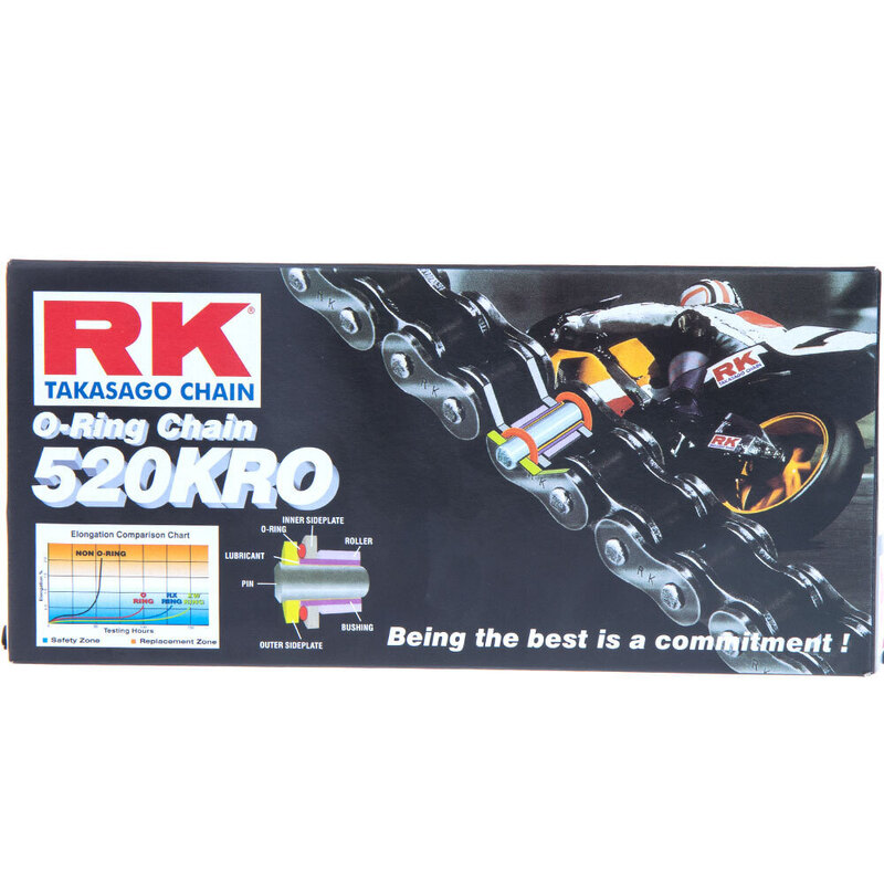 RK CHAIN 520 KRO-112L ( REPLACES 520 MO )