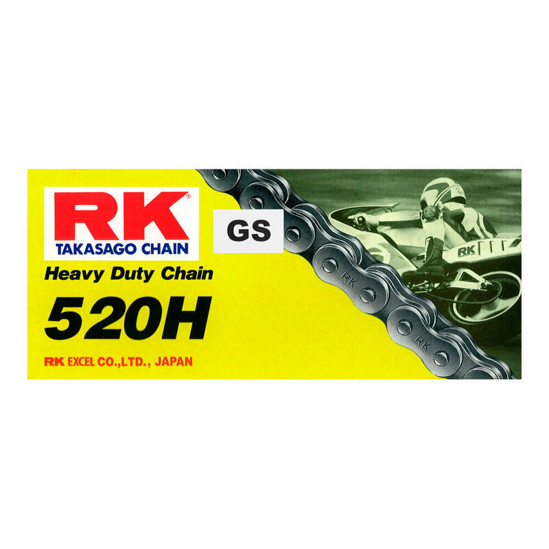 RK CHAIN 520 HEAVY DUTY - 120 LINK - GOLD