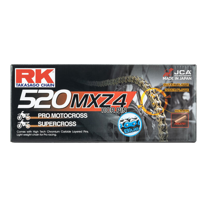 RK CHAIN 520MXZ4 - 120 LINK - BLUE