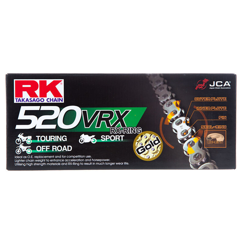 RK CHAIN 520VRX - 120 LINK - GOLD