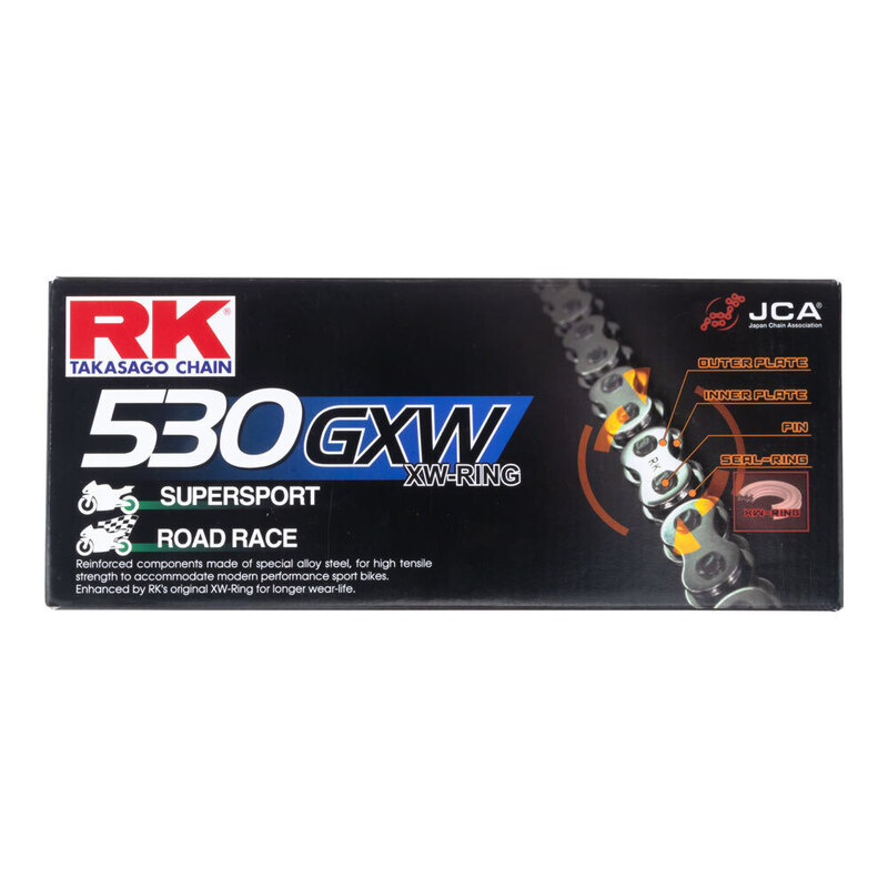 RK CHAIN 530GXW - 114 LINK - NATURAL