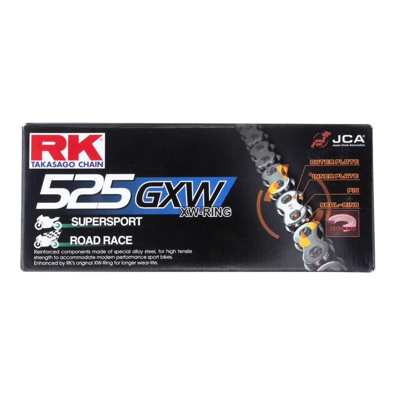 RK CHAIN 525GXW - 112 LINK - NATURAL