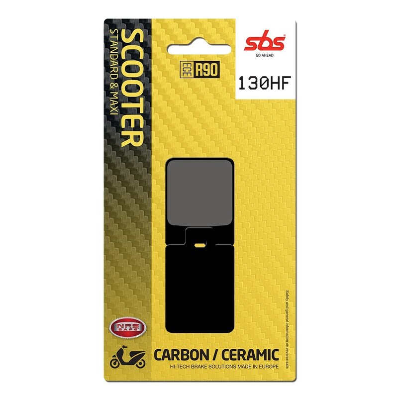 SBS FRICTION - Ceramic Front / Rear Scooter Brake Pads (SBS 712)