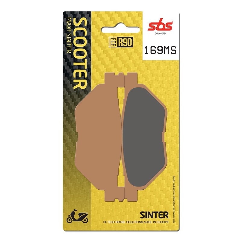 SBS SINTERED BRAKE PADS MAXI SCOOTER (SBS 769)