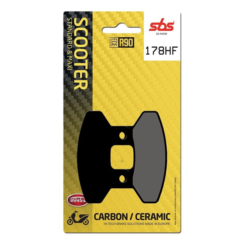 SBS FRICTION - Ceramic Front Scooter Brake Pads (SBS 674)