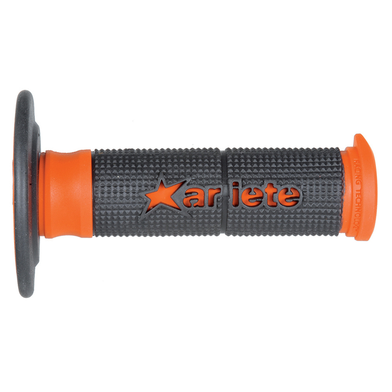 Ariete Motorcycle Hand Grips - Duality 2 - Orange