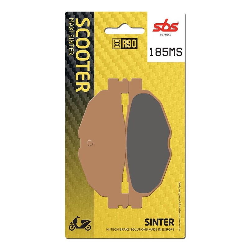 SBS SINTERED BRAKE PADS MAXI SCOOTER (SBS 812)