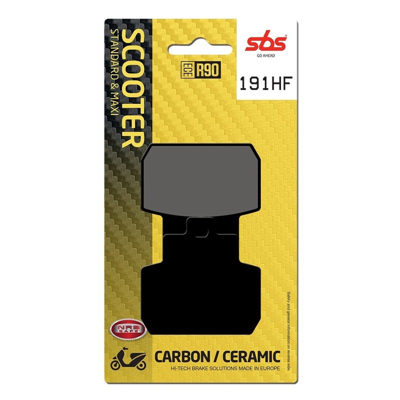 SBS FRICTION - Ceramic Rear Scooter Brake Pads (SBS 831)