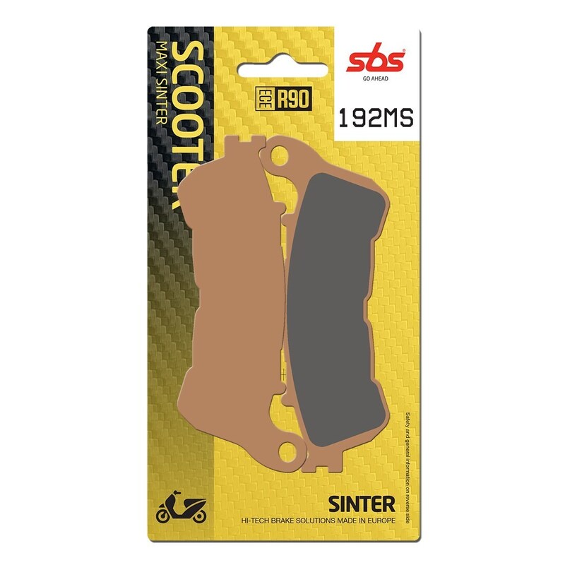 SBS SINTERED BRAKE PADS MAXI SCOOTER (SBS 828)