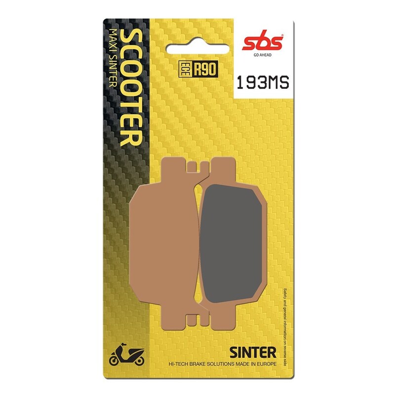 SBS FRICTION - Sinter Rear Scooter Brake Pads (SBS 832)