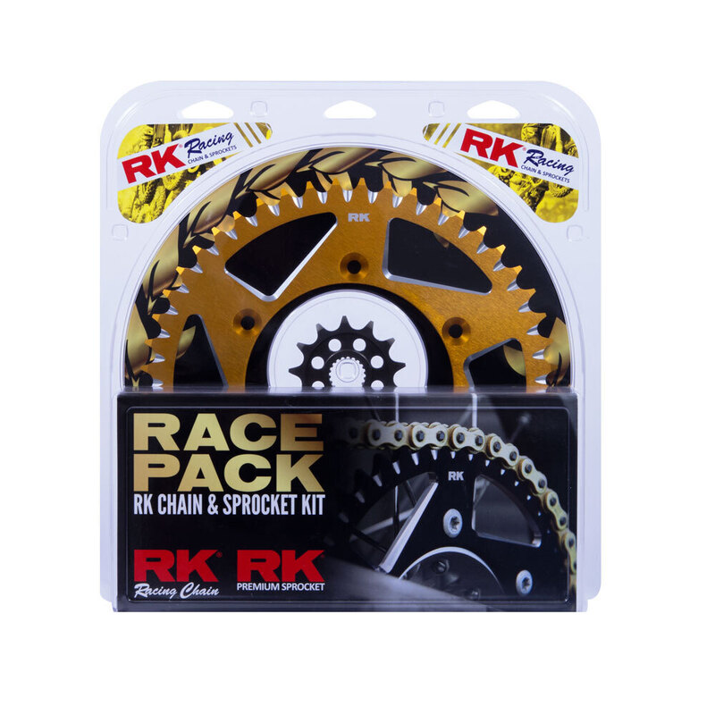 RK RACE PACK - CHAIN & SPR KIT - PRO - GOLD / GOLD - 13/49 RM-Z250 13-21