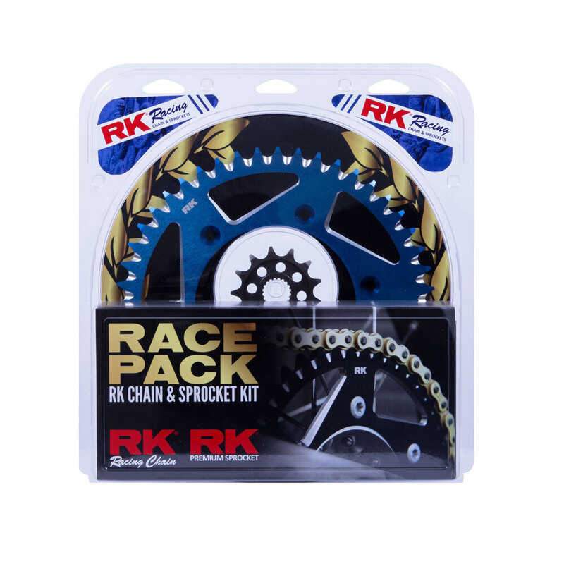 RK RACE PACK - CHAIN & SPR KIT - PRO - GOLD / BLUE - 13/48 HUSKY FC250/450