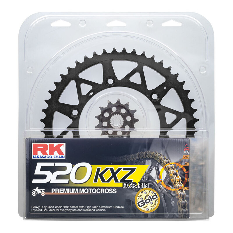 LITE PACK - RK CHAIN & SPROCKET KIT BLACK - 13/50 CRF250R 18-21