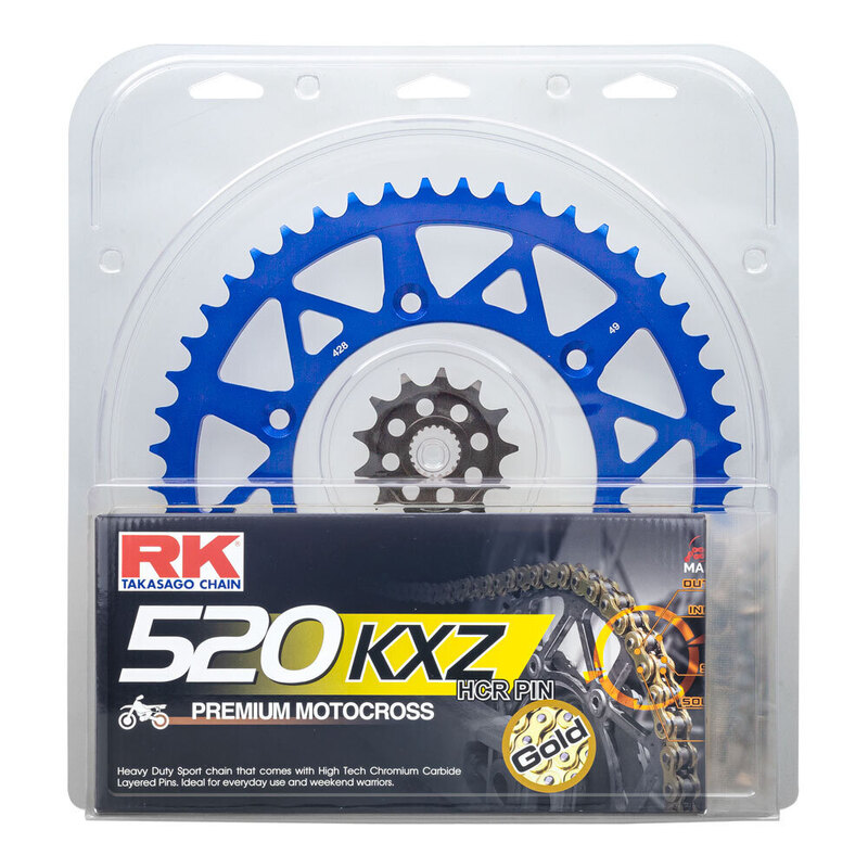 RK CHAIN & SPR KIT - LITE - BLUE - 13/48 FC/TC 250 14-21
