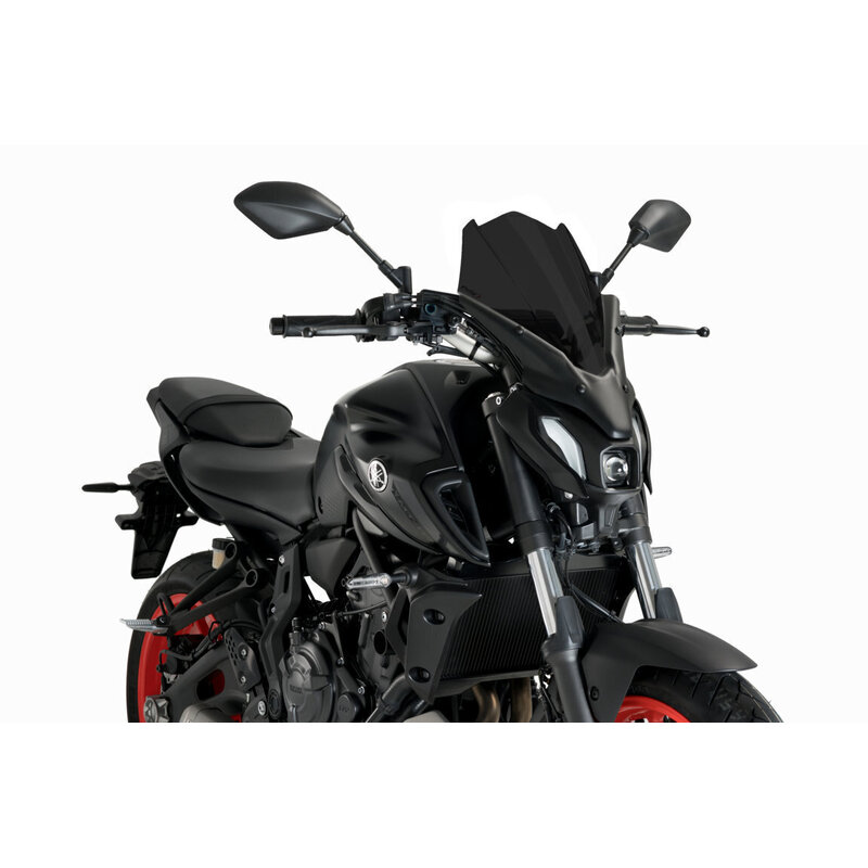 Puig New Generation Touring Screen Compatible With Yamaha MT-07 2021- Onwards (Dark Smoke)