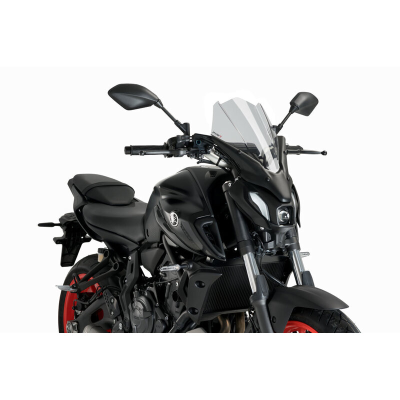 Puig New Generation Touring Screen Compatible With Yamaha MT-07 2021- Onwards (Light Smoke)