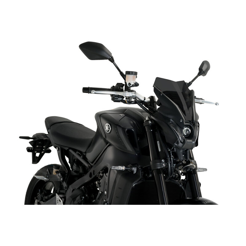 Puig Windshield New Generation Sport Screen Compatible With Yamaha MT-09/SP 2021 - Onwards (Dark Smoke)
