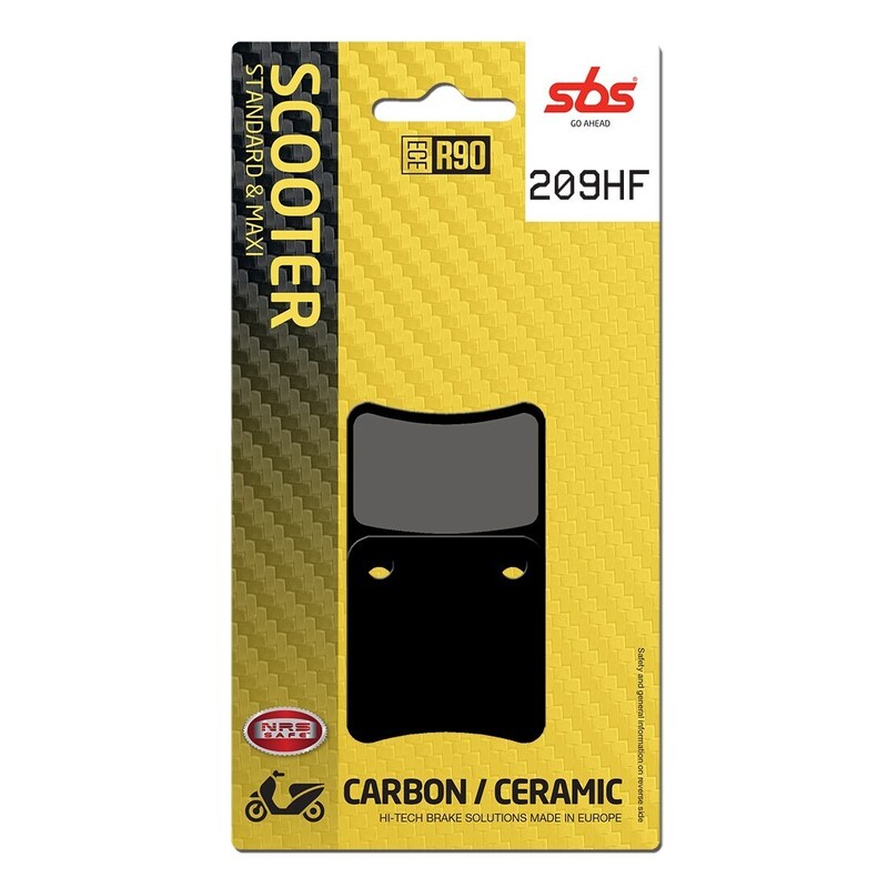 SBS FRICTION - Ceramic Scooter Brake Pads (SBS 879)