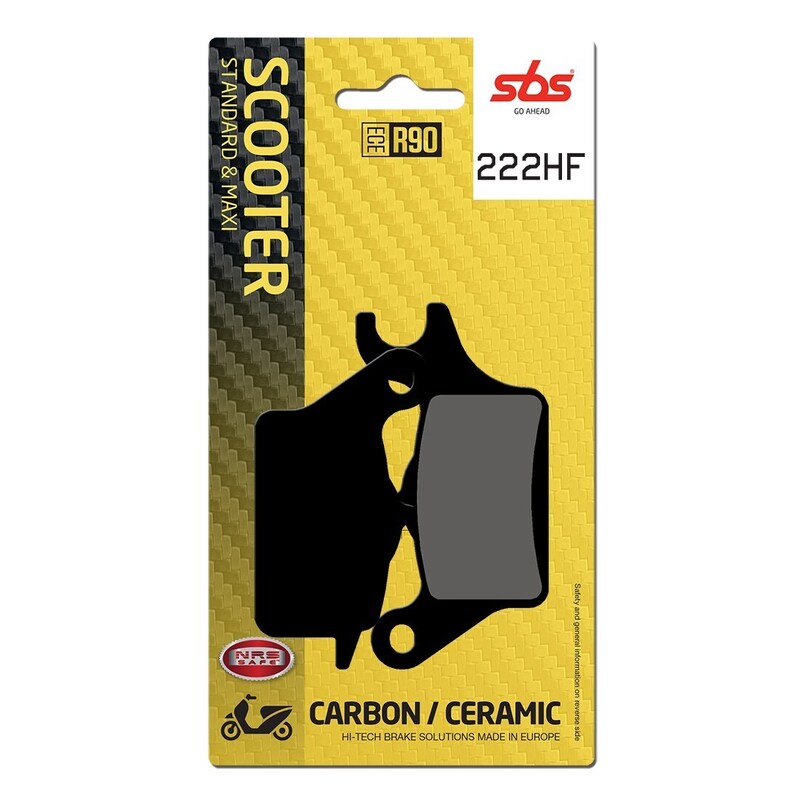 SBS FRICTION - Ceramic Front Scooter Brake Pads