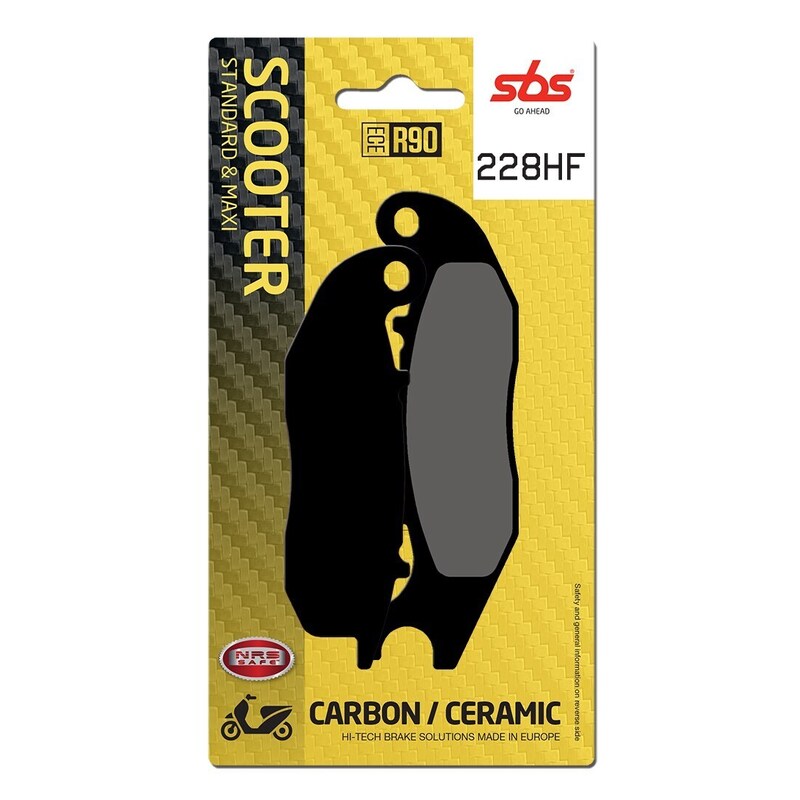 SBS FRICTION - Ceramic Front Scooter Brake Pads